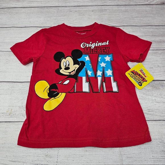 NWT Disney Toddler Boys Mickey Original T-Shirt Size‎ 4T - Picture 1 of 3